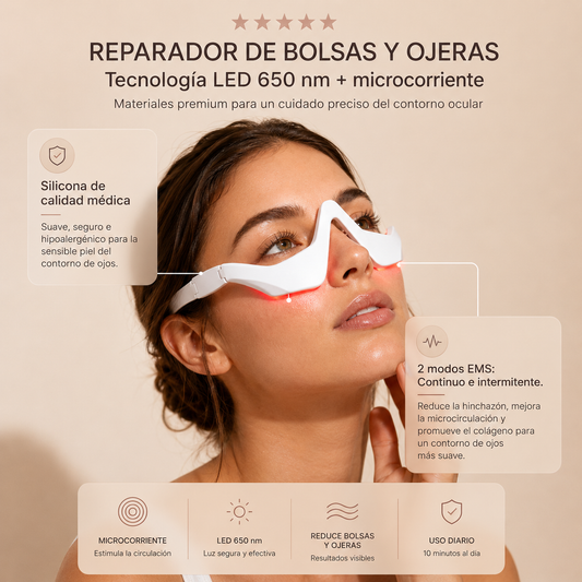 Rossety EyeGlow™ | Reparador de Bolsas y Ojeras