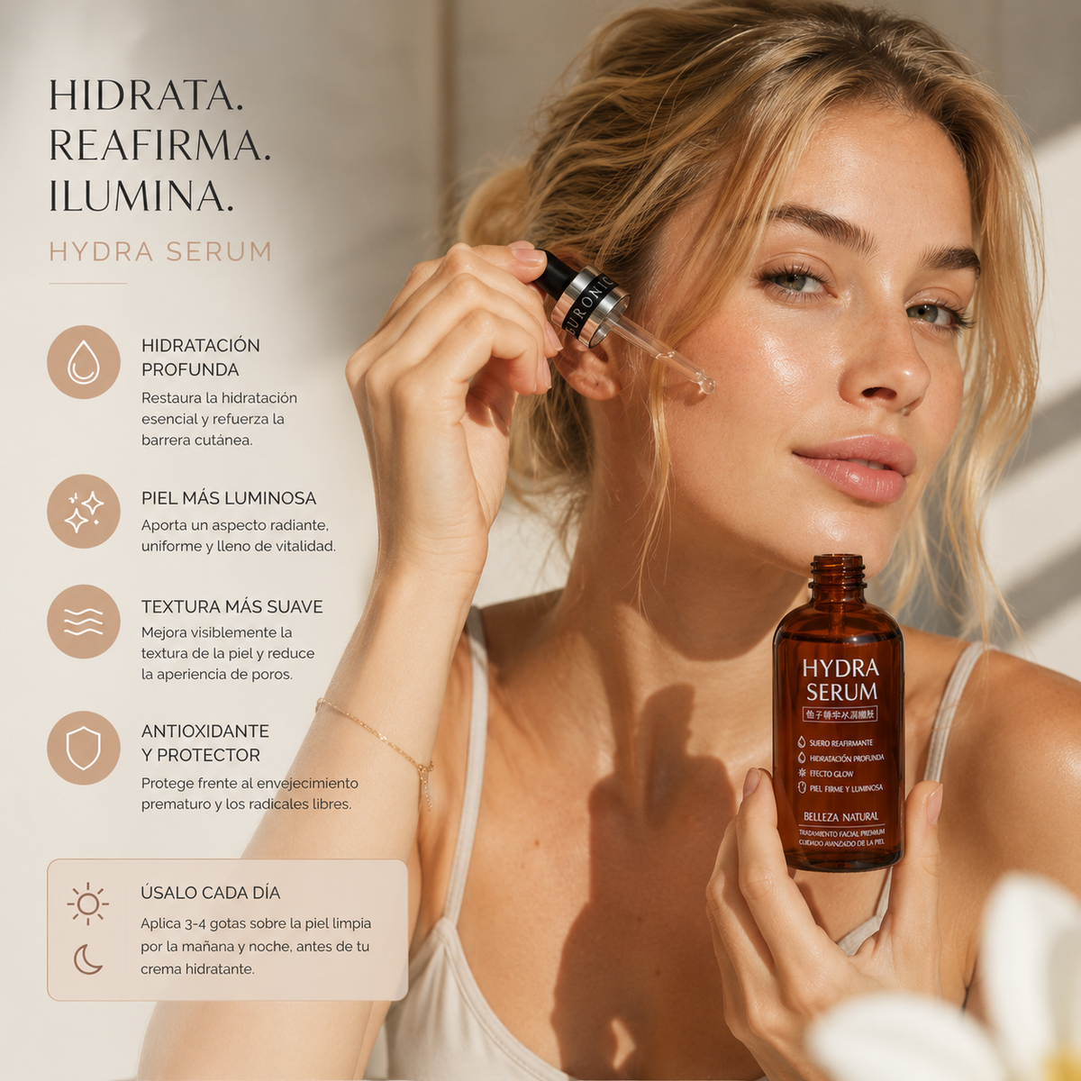 Rossety Hydra Serum™ | Reafirmante