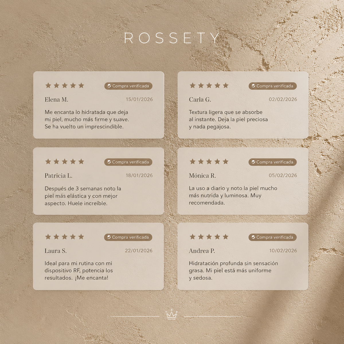 Rossety HydraLift™ | Crema Corporal con Colágeno